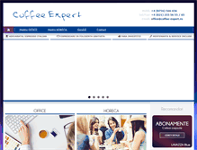 Tablet Screenshot of coffee-expert.ro